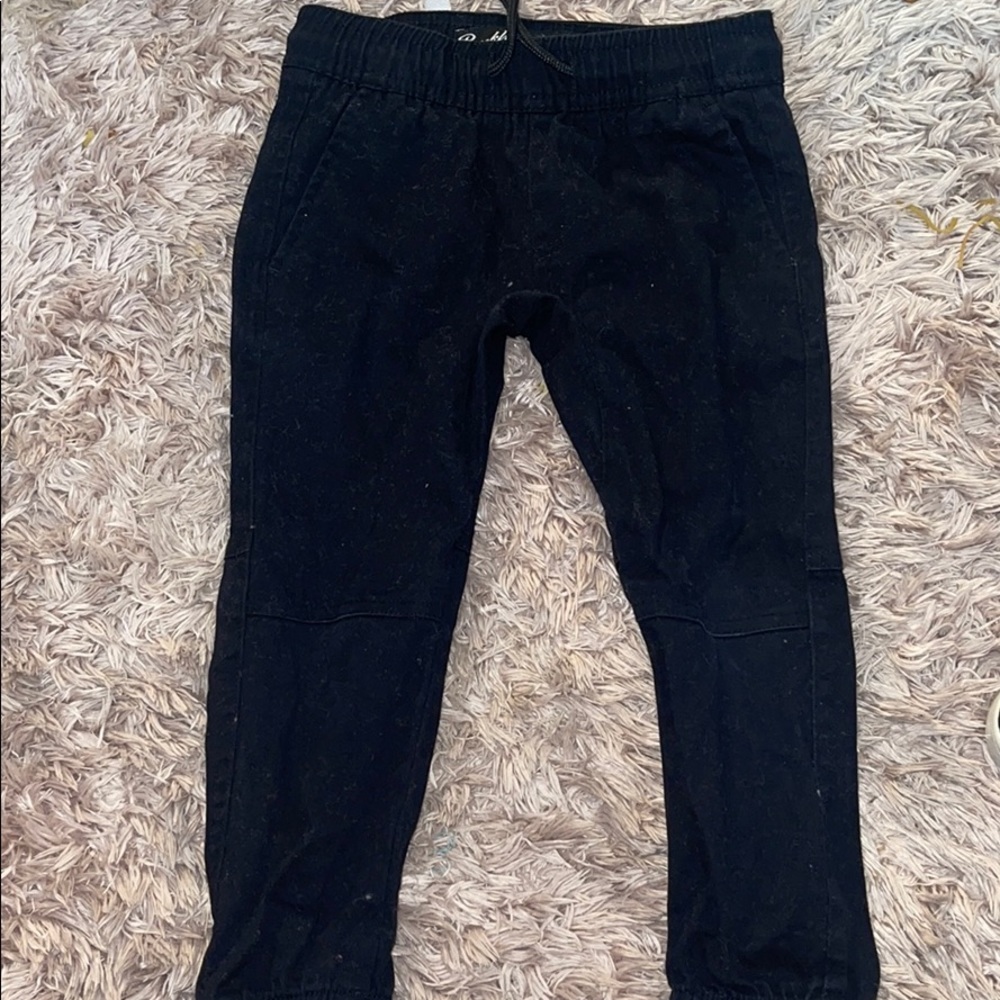 Toddler boys Black jogger pants